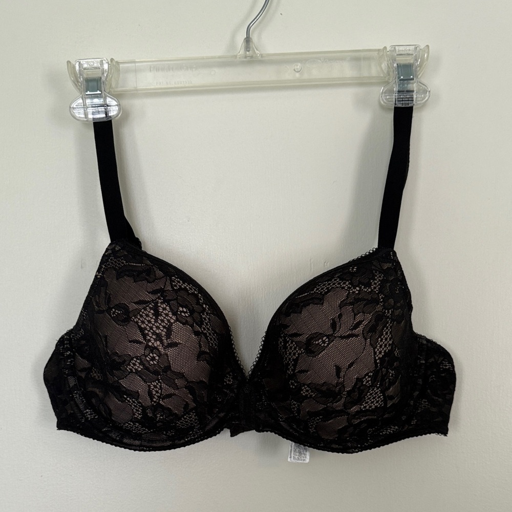 Elegant Black Lace Bra